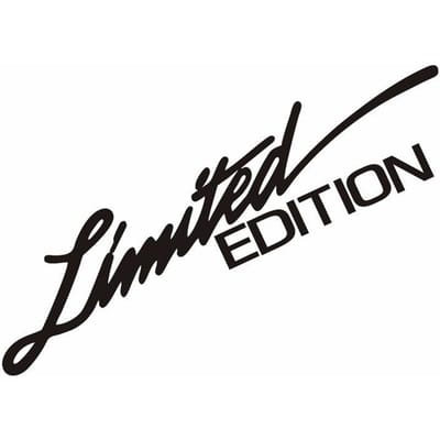 Auto BEPERKTE EDITIE laser reflecterende sticker elektrische motorfiets Engelse letter sticker decoratieve sticker