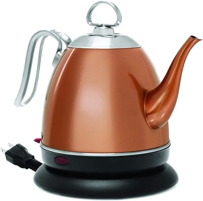 Elektrische Waterkoker - Theeketel Warmwaterboiler - Snel Water Koken - Geen Plastic Binnenkant - 32oz Capaciteit - Roestvrij Staal