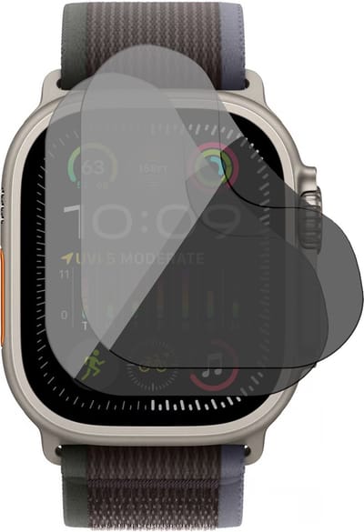 Privacy Screenprotector geschikt voor Apple Watch Ultra 1 / 2 - 2x FlexGuard Screen Protector