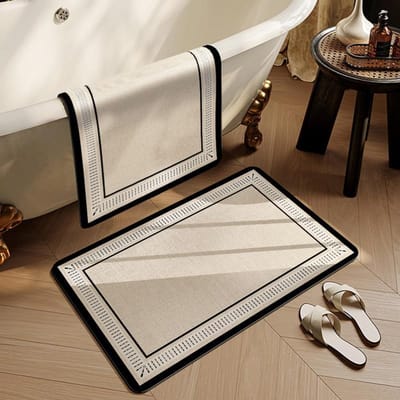 Badkamer Tapijt Toilet Badkamer Mat Antislip Sterk Absorberend Toiletdeur Toilet Diatomeeënaarde Sneldrogende Mat 50 * 80CM