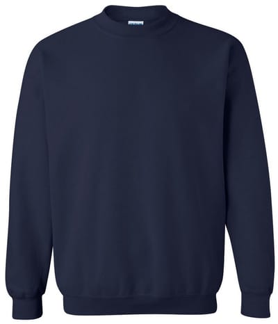 Gildan Zware Blend Unisex Adult Crewneck Sweatshirt voor volwassenen (Marine)