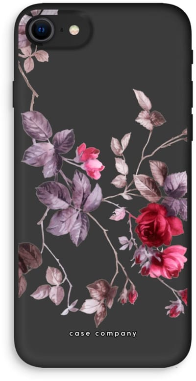 Case Company® - Hoesje geschikt voor iPhone SE 2020 hoesje - Mooie bloemen - Biologisch Afbreekbaar Telefoonhoesje - Bescherming alle Kanten en Schermrand
