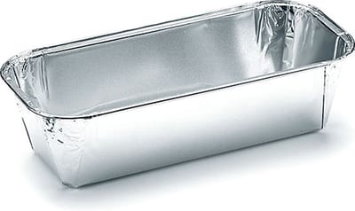 Rechthoekige aluminium voedsel container, 640 ml - 50 containers