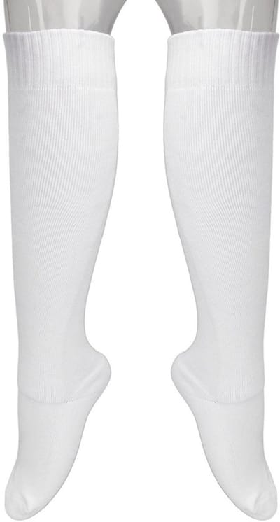 Zeynomax - Schermsokken - Verdikte Katoen - Unisex Bescherming - Wit