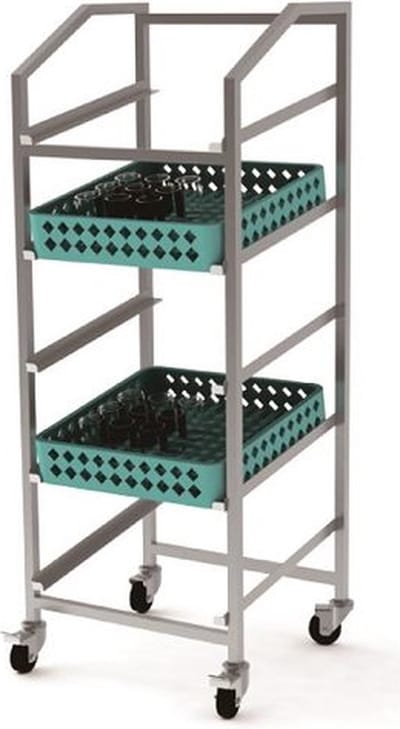 Professionele Korventransportwagen 500X500 | Combisteel | 7490.0270 | Horeca