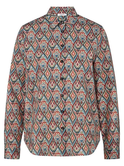 Blouse lange mouwen Van Peter Hahn multicolour