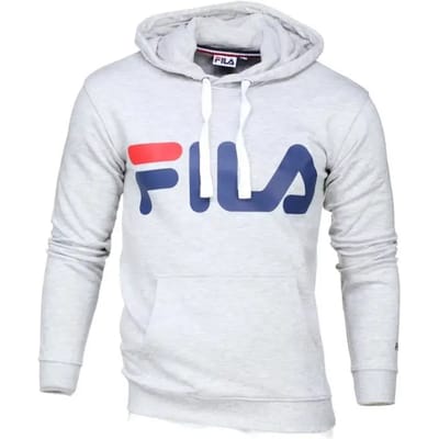 Fila Classic logo Hood Kangaroo Sportwear Unisex - Bright White