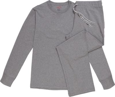La-V pyjamaset basic voor heren Grijs M