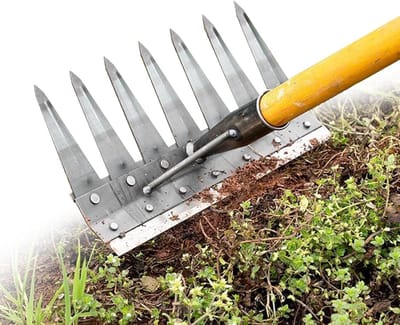 Onkruidhark - Handgereedschap - Tuinonderhoud - Multifunctioneel - 7 Tanden