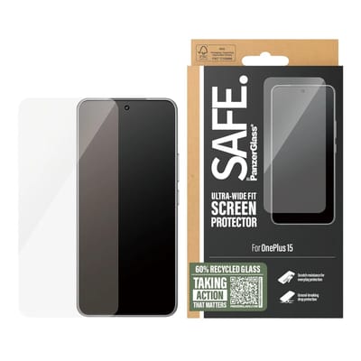 SAFE by PanzerGlass Ultra-Wide Fit Screenprotector voor de OnePlus 15