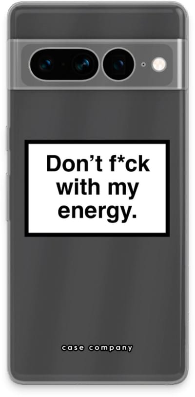 Case Company® - Hoesje geschikt voor Google Pixel 7 Pro hoesje - My energy - Soft Cover Telefoonhoesje - Bescherming aan alle Kanten en Schermrand
