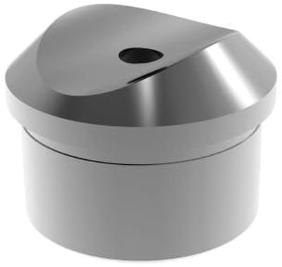 Leuninghouder Recht - Trapsteun Balustrade - Leuning Monteren - Roestvrij Staal V2A - 424 mm - Zilver