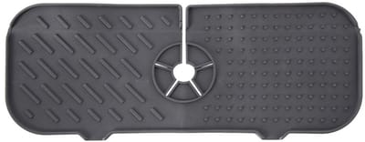 Orion - Gootsteenmat - Siliconen - 36x14 cm - Antislip