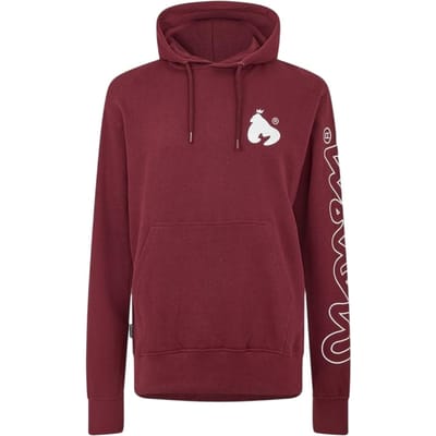 Money Heren Logo Polycotton Hoodie (Rood)