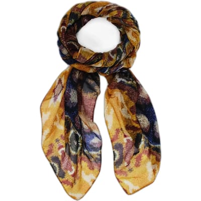 Desigual sjaal Tapestry Rectangle Foulard Mostaza Etnic veelkleurig