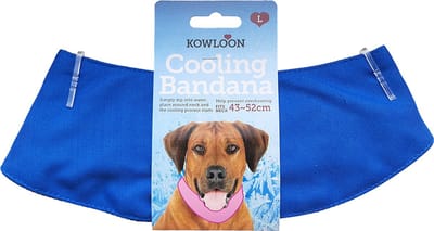 Kowloon Cooling Bandana Blauw-l - Hond - Animal Boulevard - 3950274 - Blauw - 233114