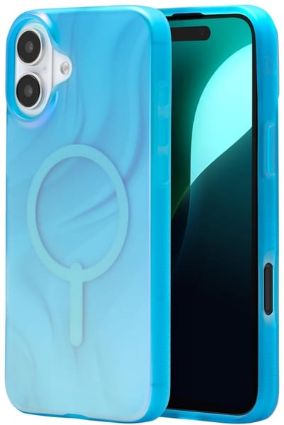 ZAGG Milan Snap Hoesje Geschikt voor Apple iPhone 16 Plus - Back Cover Compatibel met MagSafe / Qi2 - Gerecycled Materiaal - Grafeen - Deep Aurora