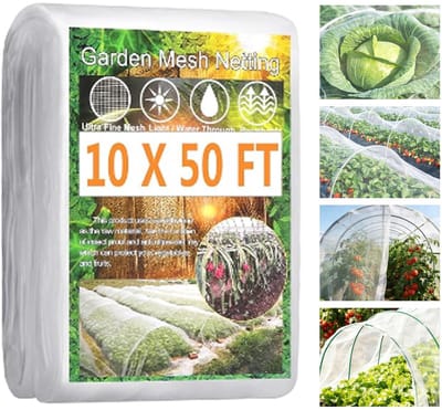 Omgoods - 3 x 15 m Tuingaas Ongediertebarrière voor Planten - Bescherming tegen Insecten