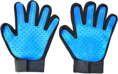 Efficiënte massagehandschoenen voor huisdieren - Haarverwijdering voor honden en katten, set van 2