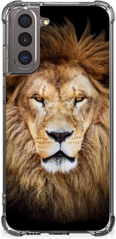 Samsung Galaxy S21 Case Anti-shock Leeuw