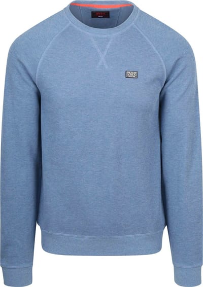 NZA Sweater French Rib Huntly Blauw - Pullovers