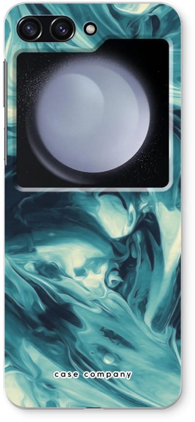 Case Company® - Hoesje geschikt voor Samsung Galaxy Z Flip5 hoesje - Dreaming About Whales - Soft Cover Telefoonhoesje - Bescherming aan alle Kanten en Schermrand
