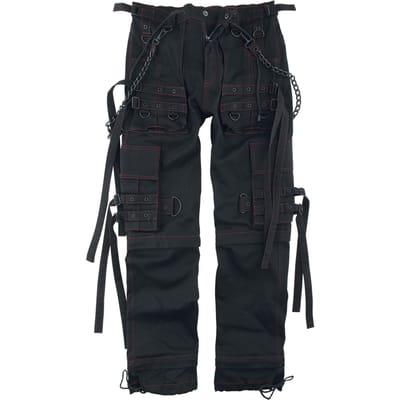 Gothicana by EMP - Gothic Cargobroek - Samsaveel - W30L34 tot W44L34 - voor Mannen - zwart