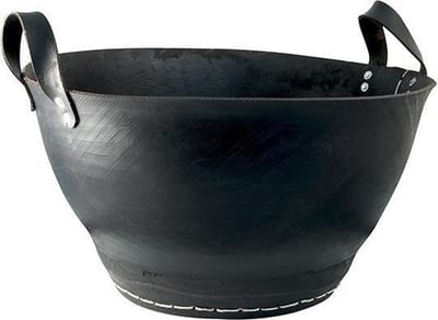 Tadé Grand Cabas - Grote Rubberen Mand - Duurzame opbergmand - houtmand