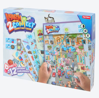 Learn 2 connect Educatief elektronisch spel Met 6 bladen en 12 uitdagingen