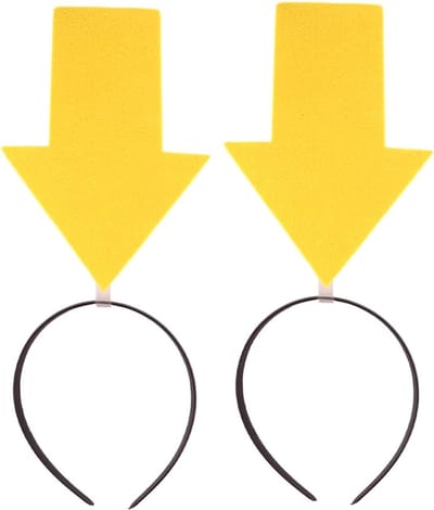 Grappige Pijl Haarband voor Feestjes en Festivals - Unieke Kostuumaccessoires, Fotoproppen en Haaraccessoires 30 x 14cm