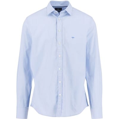 Fynch-Hatton Overhemd Essential Fine Stripe Kent Soft Blue / male