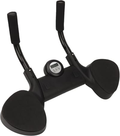 Thijox - Naroote Buikspiertrainer voor strijkijzer, multifunctionele antislip dubbele stang, zweetabsorberend, perfect voor push-ups, buikspieroefenin