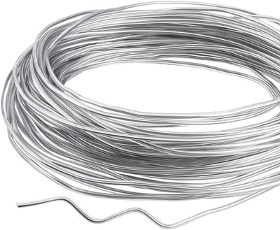 20m aluminium draad voor naaien, 2.5mm plastic corset boning, ronde stays en heldere webbing voor corset creaties, bruidsjurken en verpleegkundige hoedjes