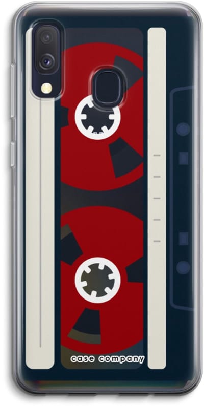 Case Company® - Hoesje geschikt voor Samsung Galaxy A40 hoesje - Here's your tape - Soft Cover Telefoonhoesje - Bescherming aan alle Kanten en Schermrand