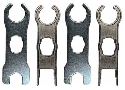 Connector Sleutels - Montage Gereedschap - Zonne-installaties - Zinklegering - 4 Stuks - Metaal
