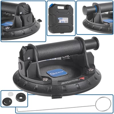 GEKO Vacuum zuignap - 200mm - 150kg draagkracht - met snelontgrendelknop