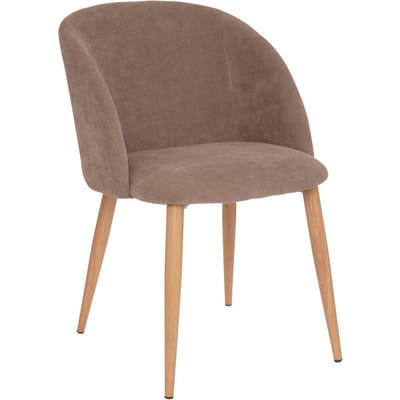 Eazy Living Ribstof Eetkamerstoel Royal Taupe
