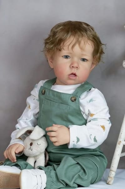Babypop Jongen - Reborn pop Levensecht - Kind Ontwikkeling - Volledig Siliconen Lichaam - 50 cm - Niet gespecificeerd