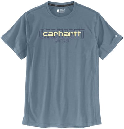 Carhartt Force S/S Logo Graphic Tshirt 106653 Thundercloud-M