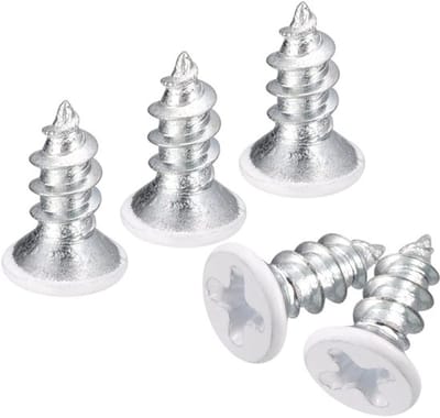 Allecto - Zelftappende Schroeven - Houtbewerking - Witte Platkop - 25