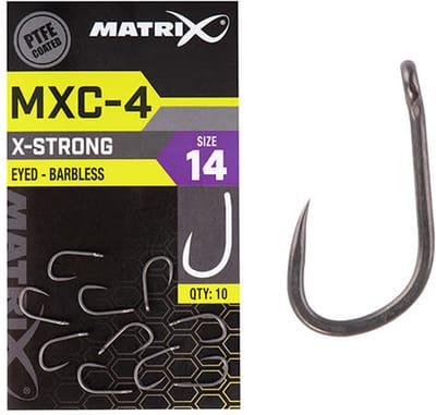 Matrix MXC-4 Barbless - Eyed (10 pcs)