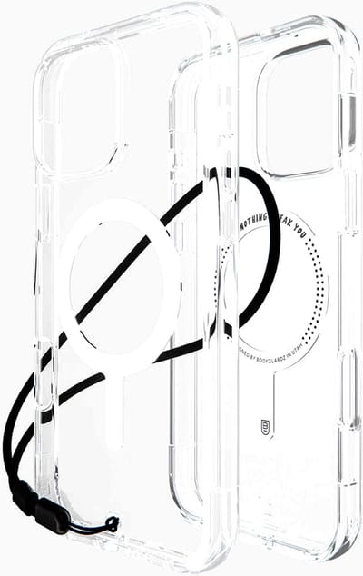 BodyGuardz Carve Backcover MagSafe voor de iPhone 16 Pro Max - Transparant