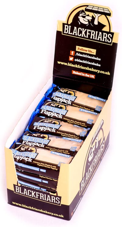 Blackfriars Flapjacks (25x110g) Yoghurt - Repen - Energie repen