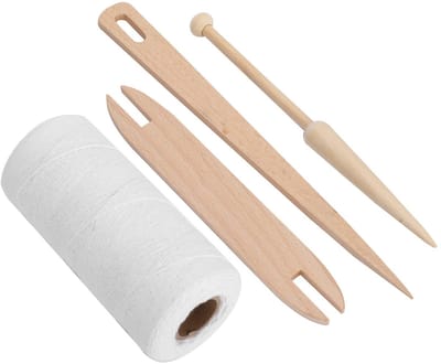 Dailygoods- Katoenen Lint 250M - Katoenen Garens - Weefgetouwketting - Slijtvast - Breukvast - Geschikt voor Tapijten - Weefdraad