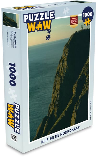 Puzzel Klif bij de Noordkaap - Legpuzzel - Puzzel 1000 stukjes volwassenen