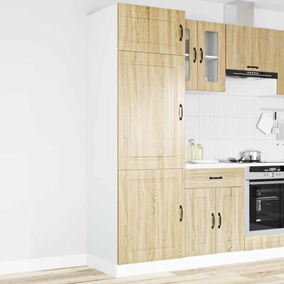 vidaXL - Keukenkast - Kalmar - bewerkt - hout - sonoma - eikenkleurig