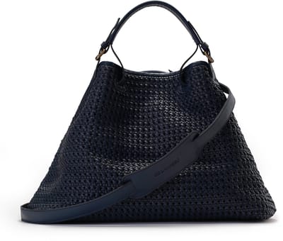 DE LAMASSU® Lyra Leren Shopper Dames – Grote Handtas van Echt Leer – Gevlochten Design –53× 31 × 20 cm