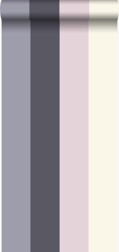 Origin Wallcoverings behang strepen paars en lila paars - 53 cm x 10.05 m - 346517