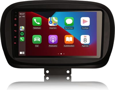 Carplay autoradio voor Fiat 500X | DSP | 2015 t/m 2021 | Android 13 | Draadloos Apple Carplay & Android auto | 4GB + 64GB | 8-Core processor | Cartronix | 2025 model | 2015 2016 2017 2018 2019 2020 2021 2022 2023 | Bluetooth & Wifi