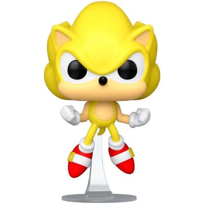 Funko Pop! Games Sonic the Hedgehog - Super Sonic First Appearance #877 Summer Convention 2022 Glow in the Dark Grail Rare